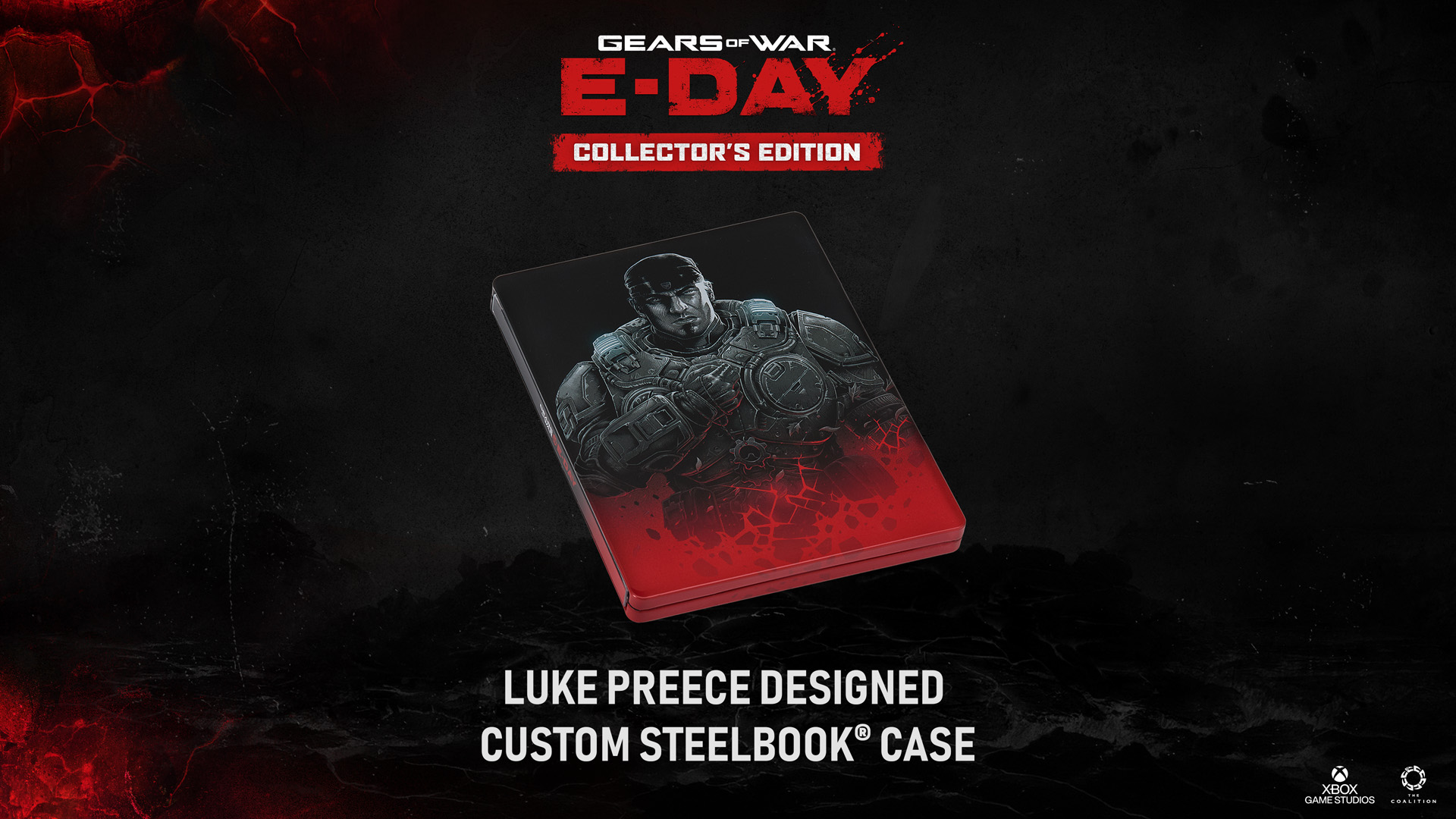 Gears of War E-Day Collector's Edition SteelBook featuring Marcus and Dom
