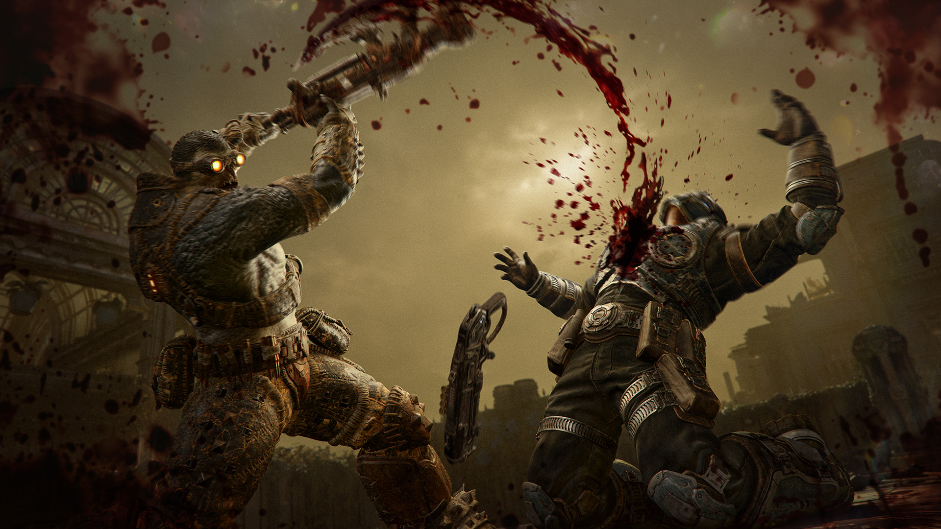 Versus multiplayer combat in Gears of War E-Day