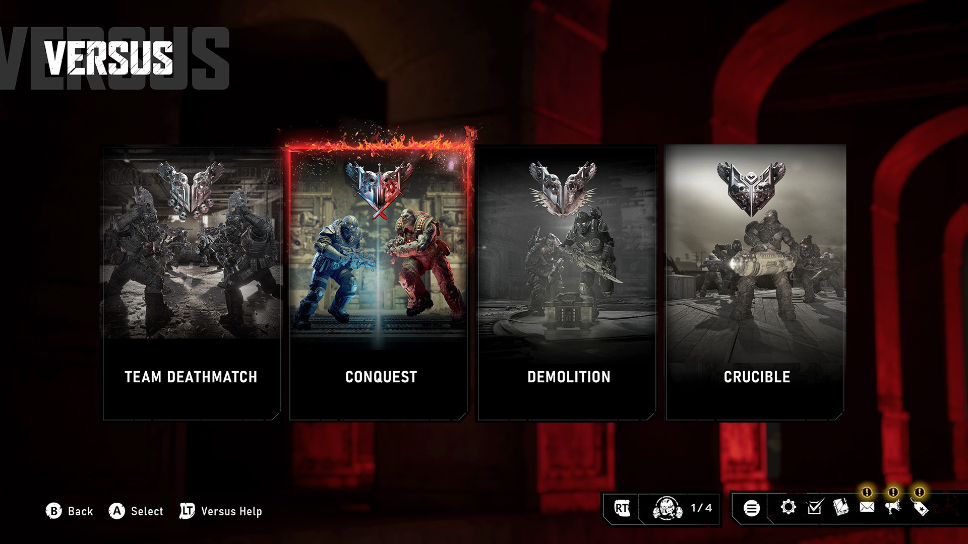 Conquest mode in Gears of War E-Day
