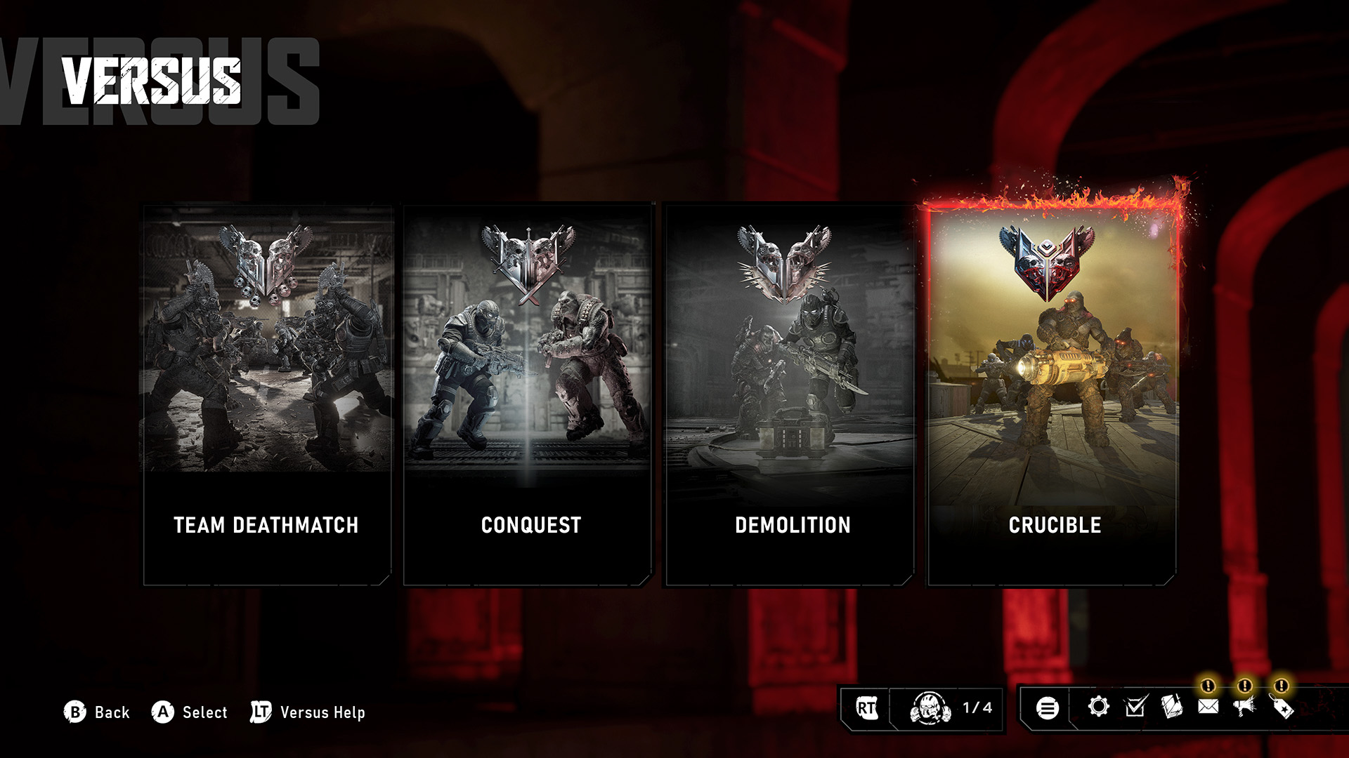 Crucible mode in Gears of War E-Day